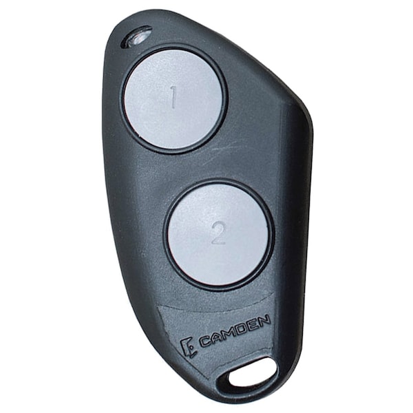 Two-Button Key Fob Transmitter, Recessed, 250' Range, For 915 MHz Wireless Door Control System